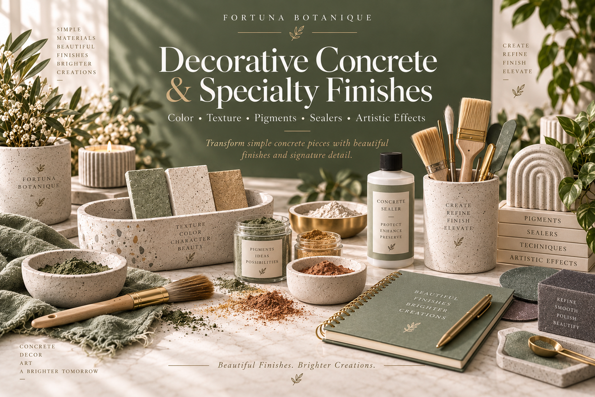 Decorative Concrete & Specialty Finishes