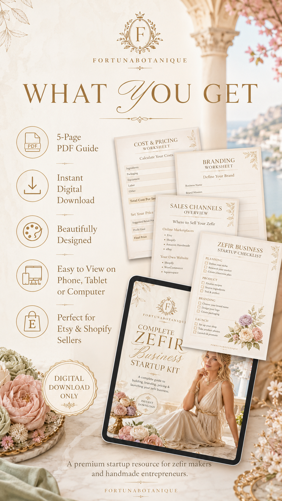 Complete Zefir Business Startup Kit | Branding, Pricing, Packaging, Photography & Launch Guide