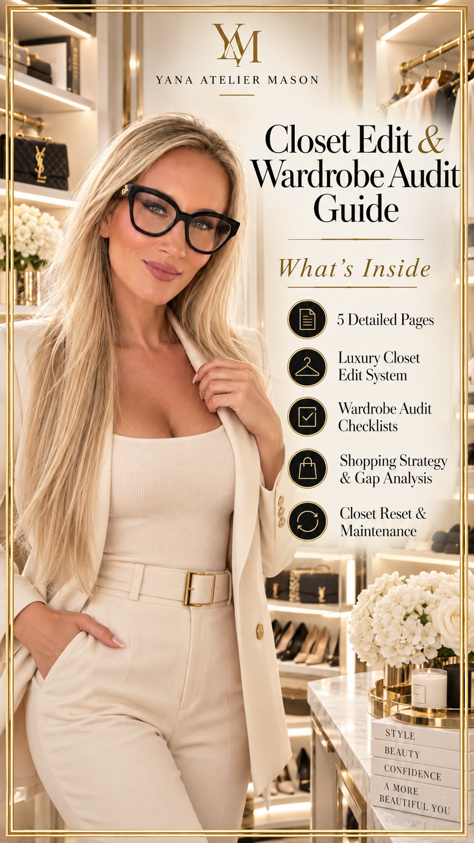 Closet Edit & Wardrobe Audit Guide | Luxury Personal Style Digital Guide