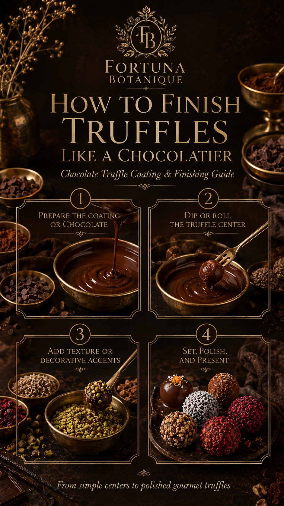 Chocolate Truffle Coating & Finishing Guide | Artisan Chocolate PDF