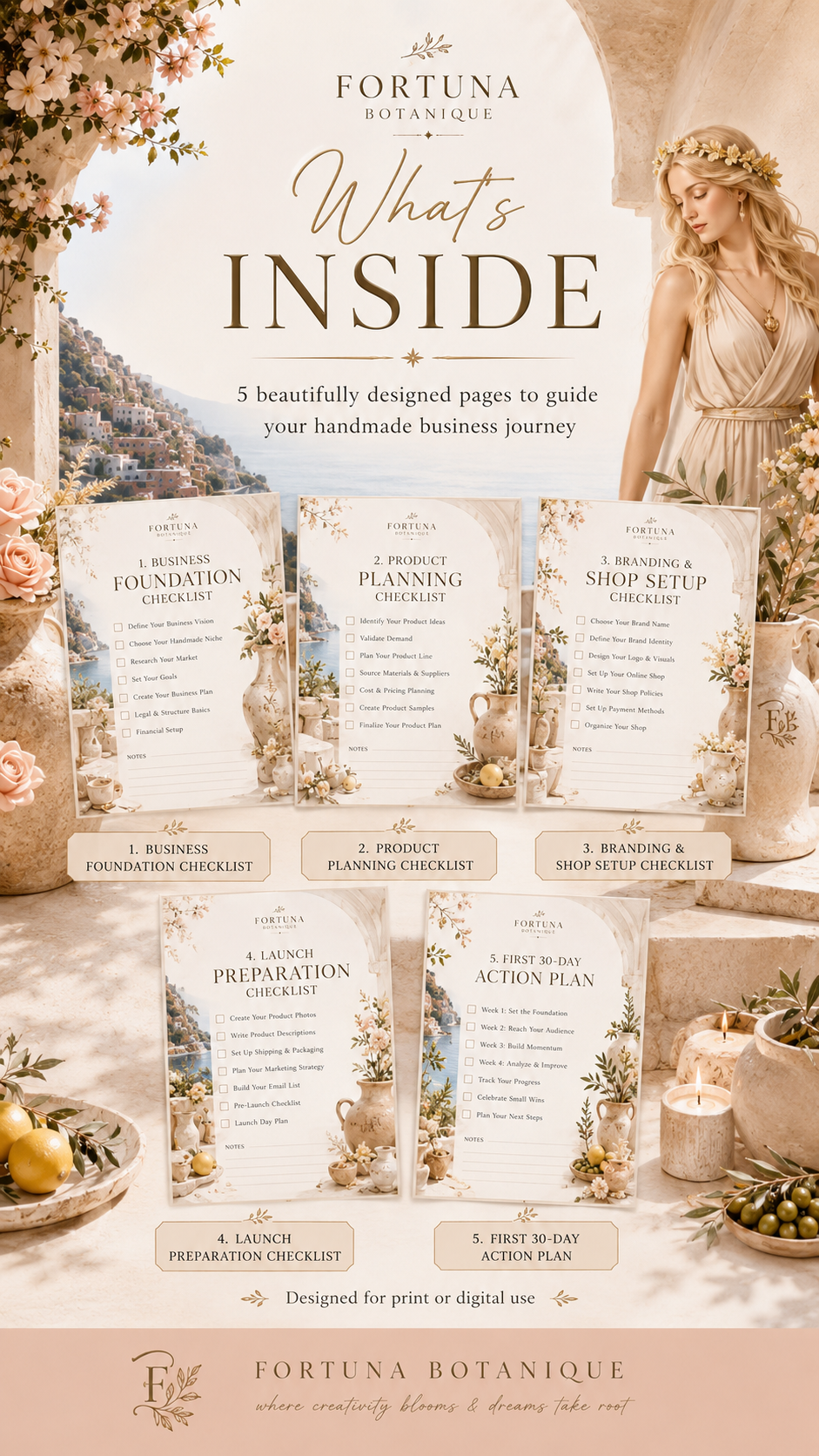 Handmade Business Startup Checklist | Printable Business Planner