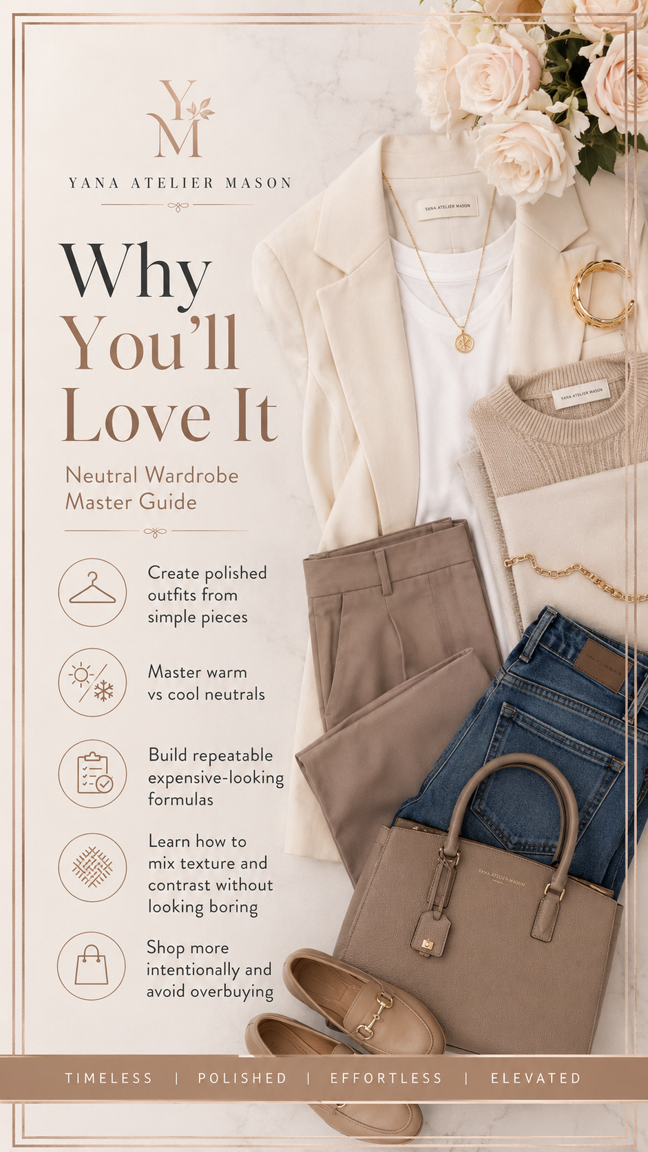 Neutral Wardrobe Master Guide | Women’s Timeless Style & Neutral Outfit Guide
