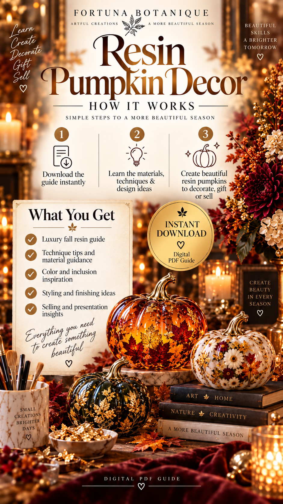 Resin Pumpkin Decor Guide | Luxury Fall Resin Tutorial