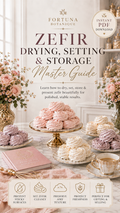 Zefir Drying, Setting & Storage Master Guide | Humidity, Airflow, Shelf Life, Freshness, Packaging & Troubleshooting PDF for Home Bakers