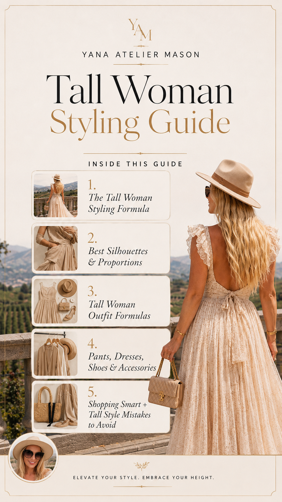 Tall Woman Styling Guide | Digital PDF