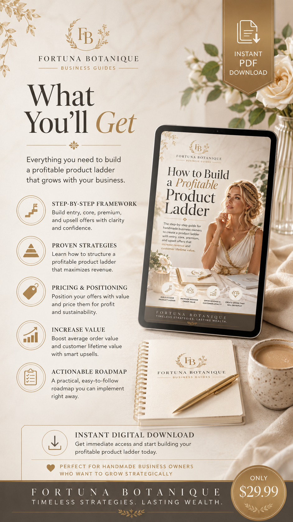 How to Build a Profitable Product Ladder for Handmade Businesses