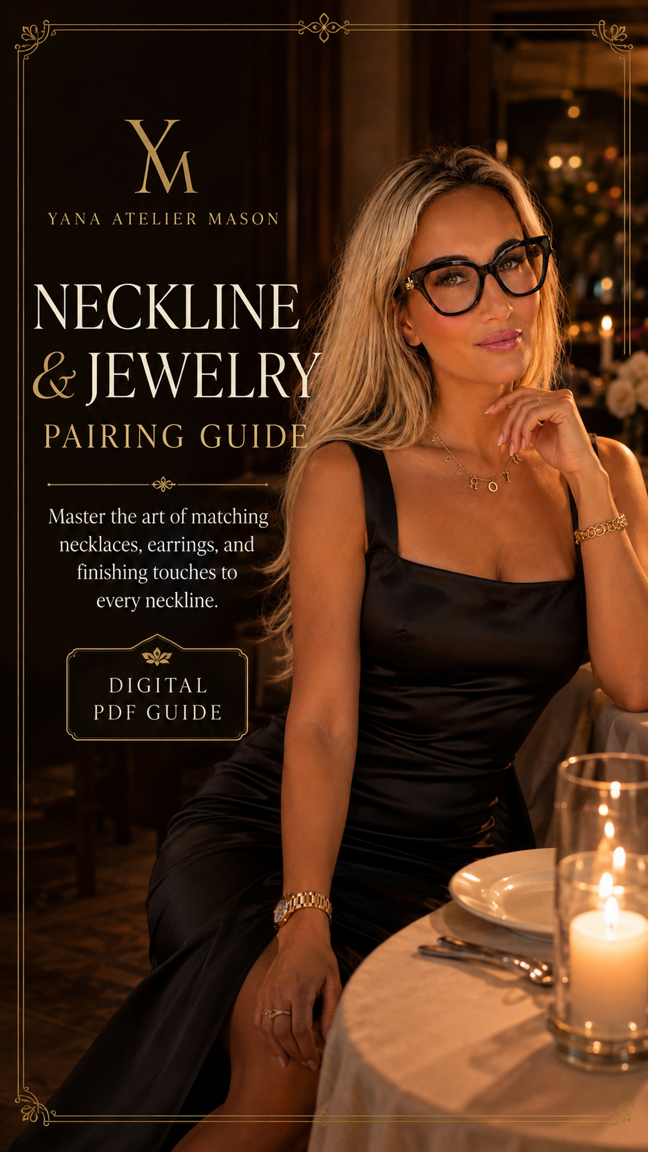 Neckline & Jewelry Pairing Guide | Elegant Jewelry Styling & Outfit Proportion Guide