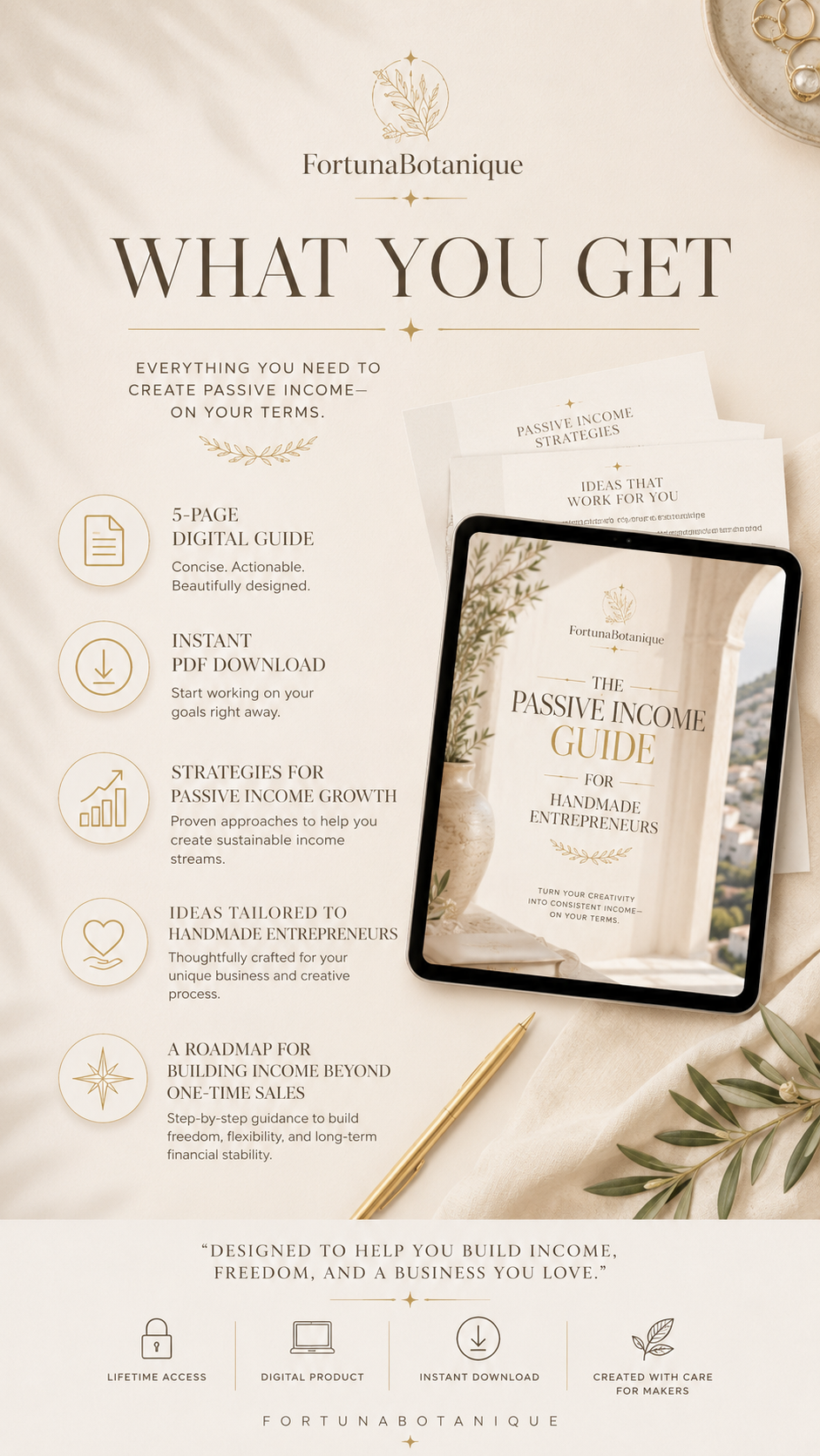 The Passive Income Guide for Handmade Entrepreneurs