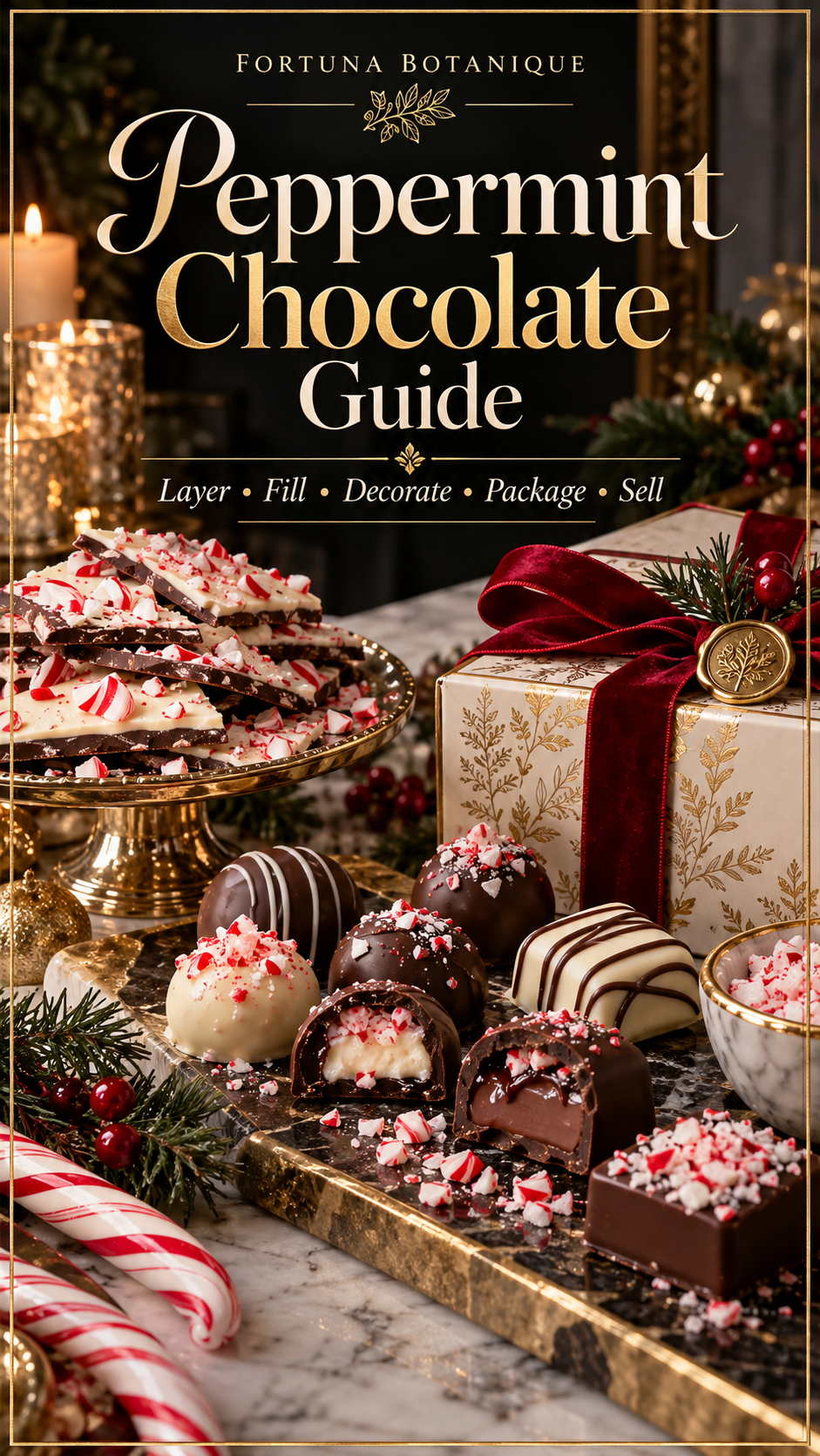 Peppermint Chocolate Guide | Holiday Chocolate, Fillings, Decorating, Packaging & Selling