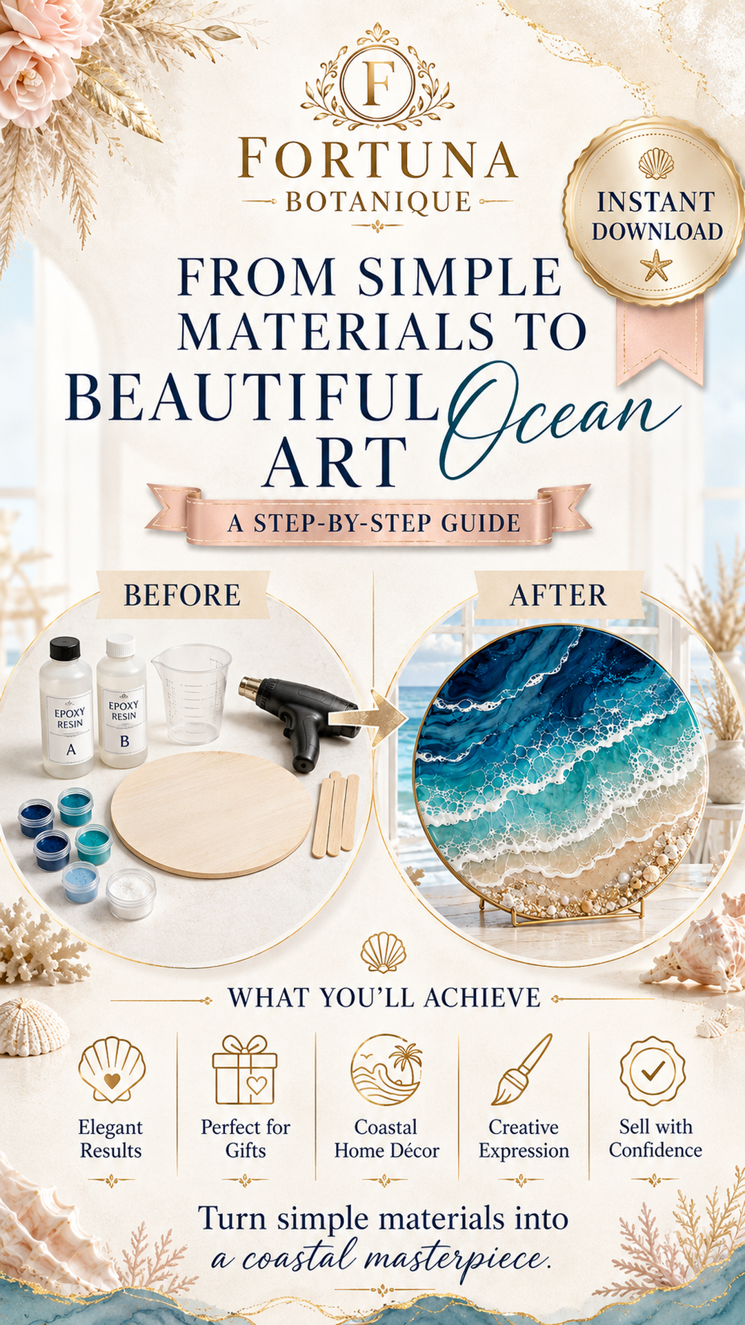 Resin Ocean Art Tutorial Guide for Beginners