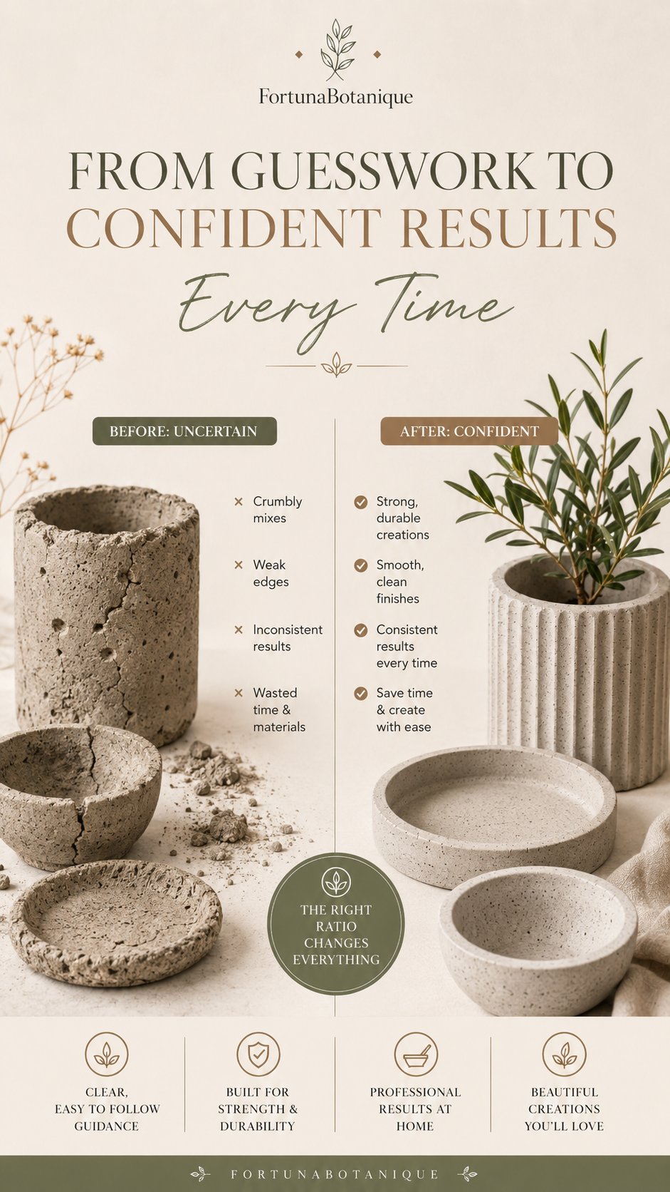 Concrete Mix Ratio Guide PDF | Concrete Recipes, Water Balance & Troubleshooting for Makers