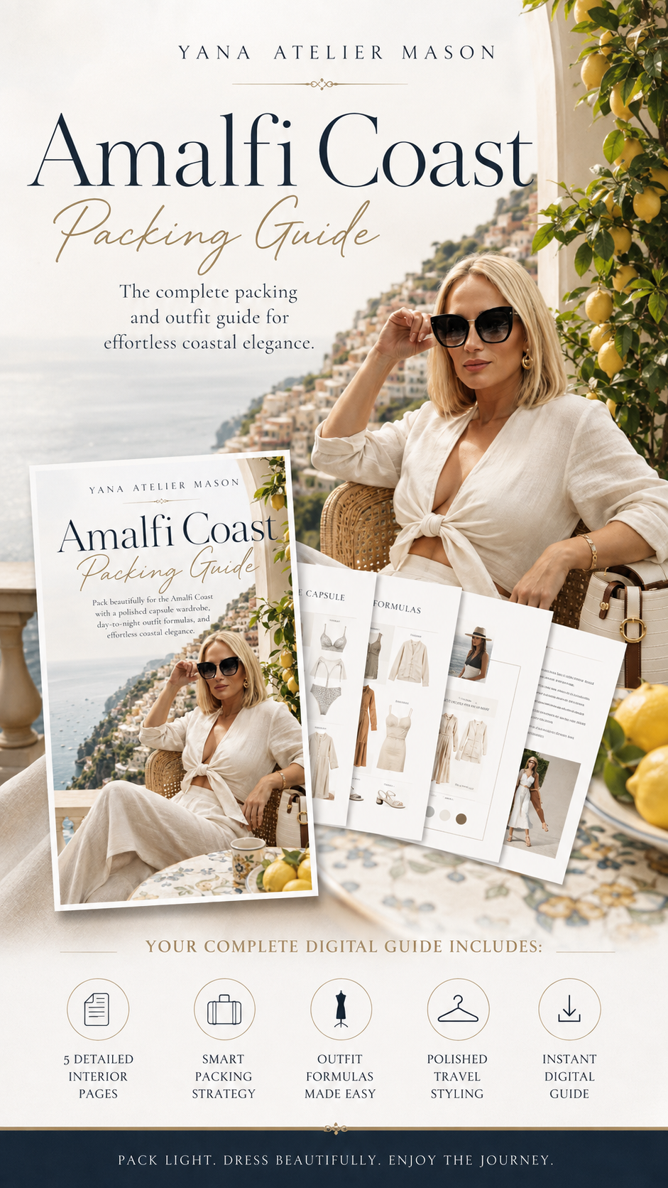 Amalfi Coast Packing Guide | Italian Summer Capsule Wardrobe & Vacation Style Guide