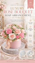Luxury Rose Bouquet Soap Arrangement Tutorial | Floral Soap Gift Box Guide