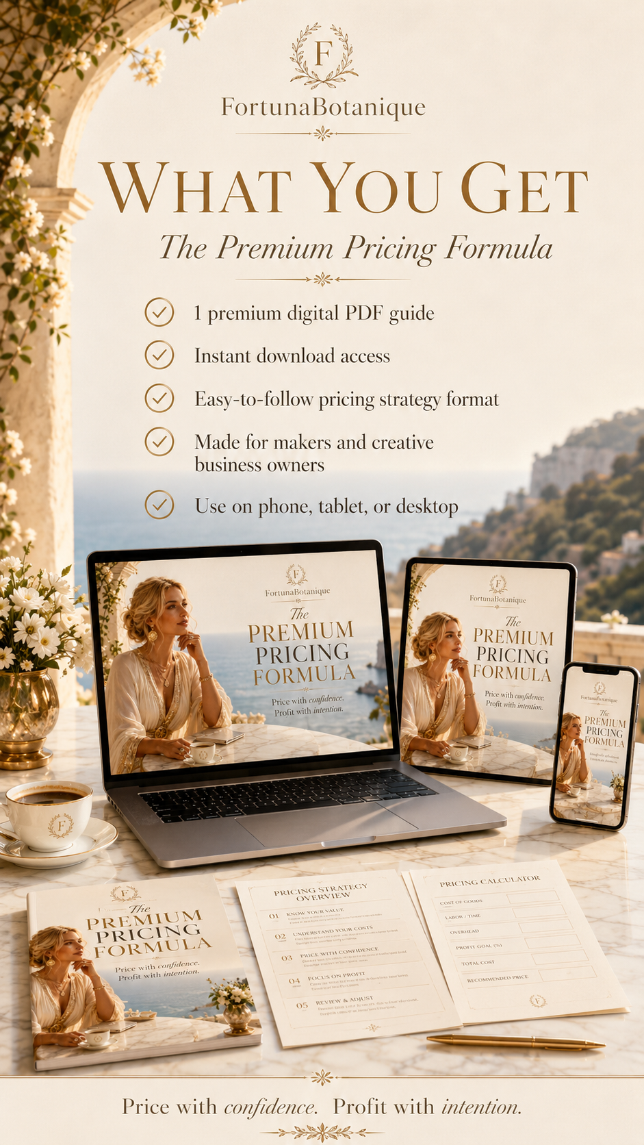 The Premium Pricing Formula Guide for Handmade Sellers | Price with Confidence & Increase Profit Margins