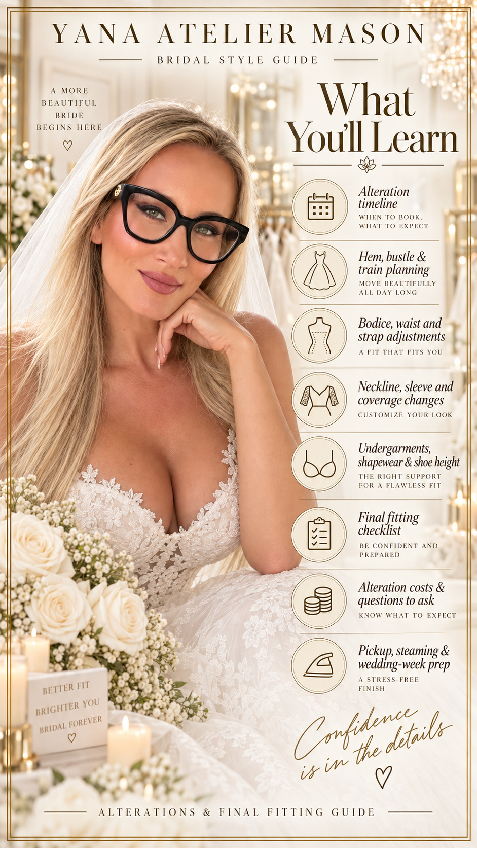 Wedding Dress Alterations Guide | Bridal Fit, Fittings & Tailoring