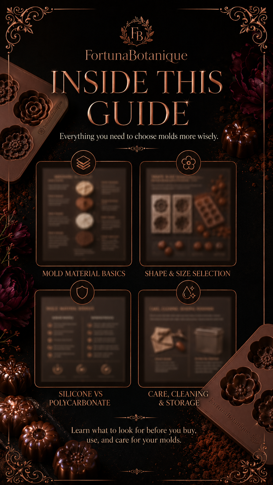 Chocolate Mold Selection Guide | Silicone, Polycarbonate & Plastic Mold Comparison for Chocolate Makers