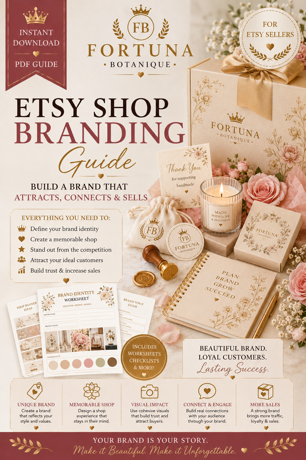 Etsy Shop Branding Guide | Instant PDF Download
