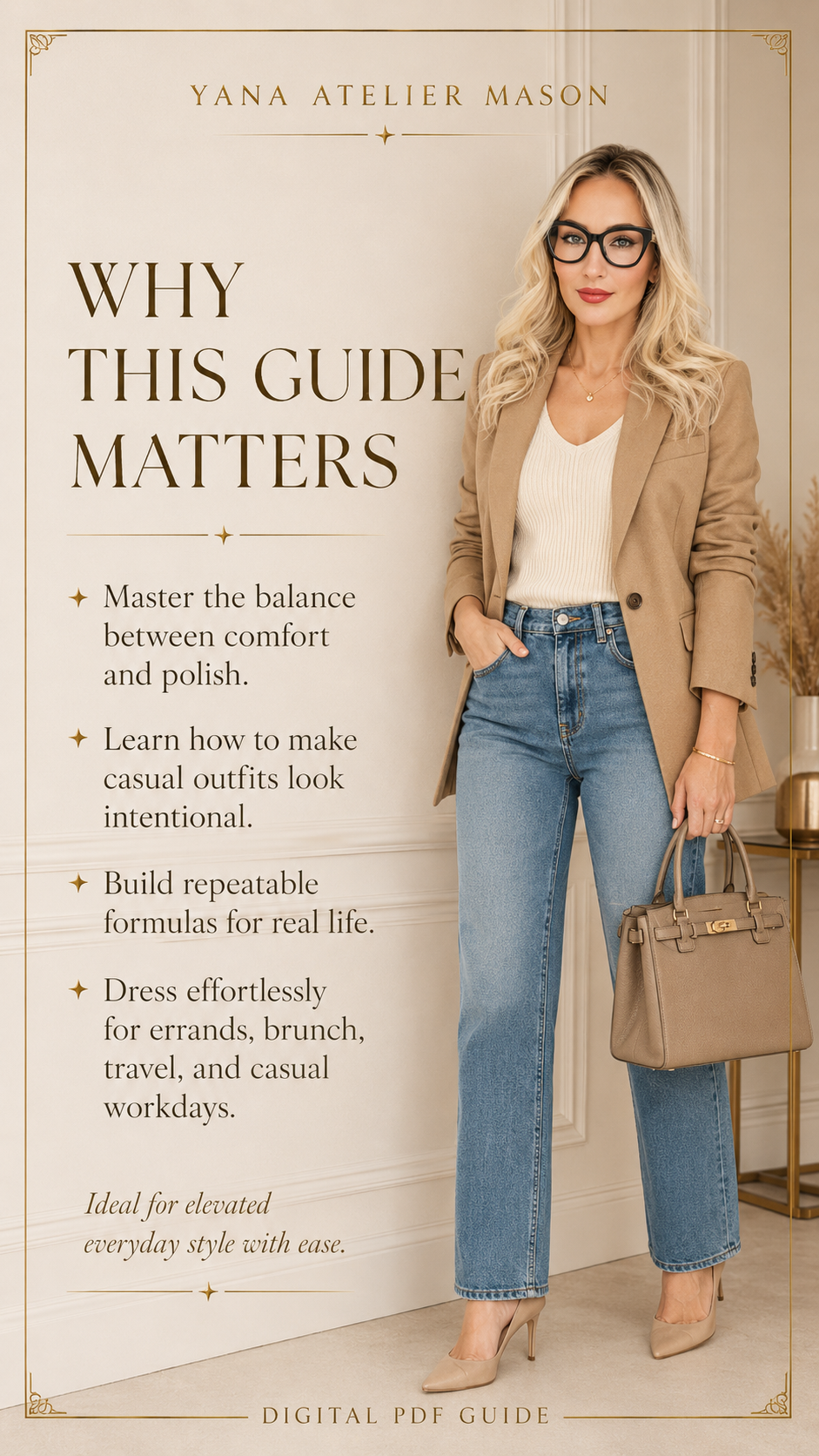 Polished Casual Outfit Formula Guide for Women | Chic Everyday Outfits, Elevated Basics, Effortless Style & Wardrobe Styling