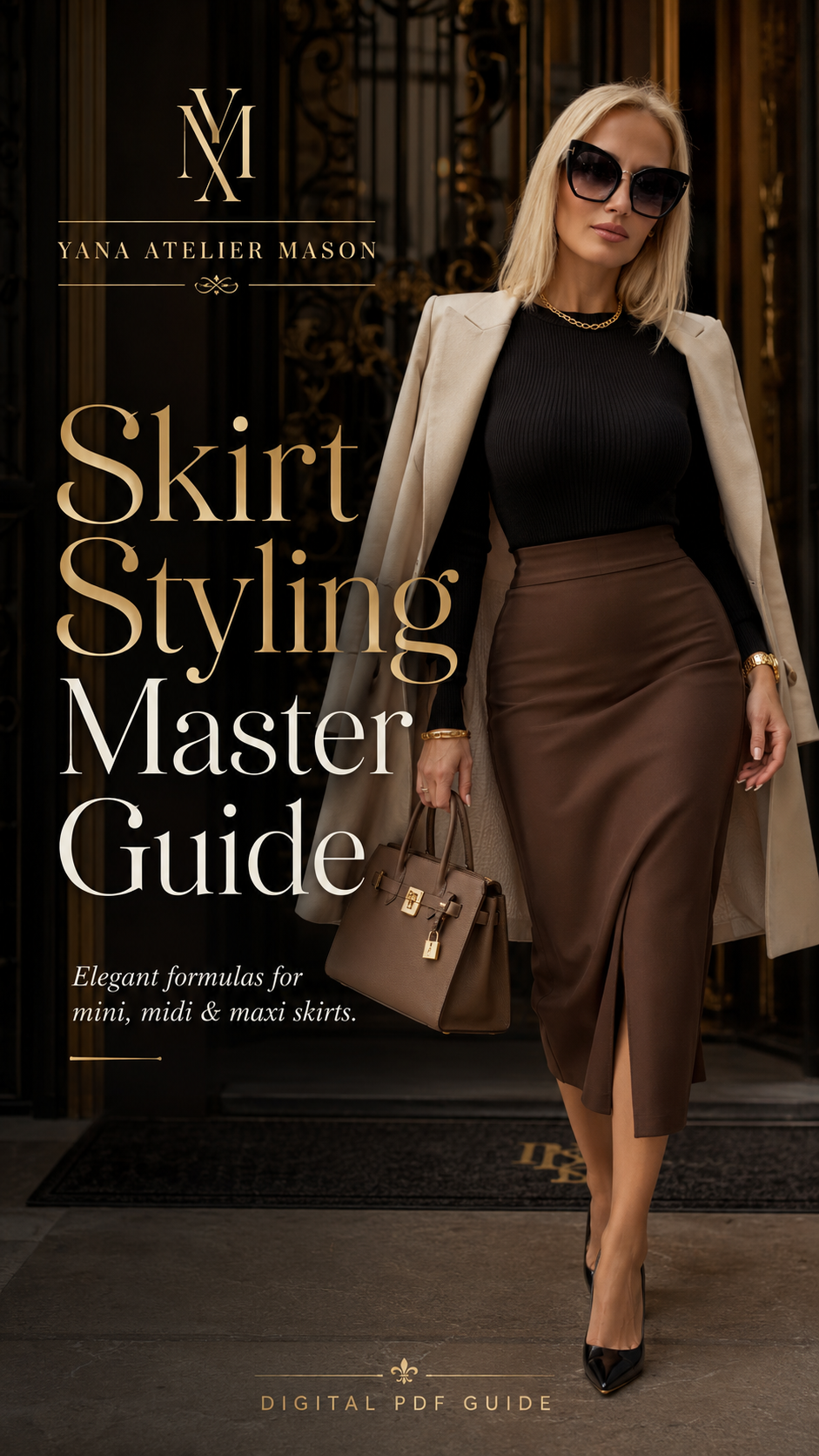Skirt Styling Master Guide | Mini Midi Maxi Outfit Styling & Wardrobe PDF