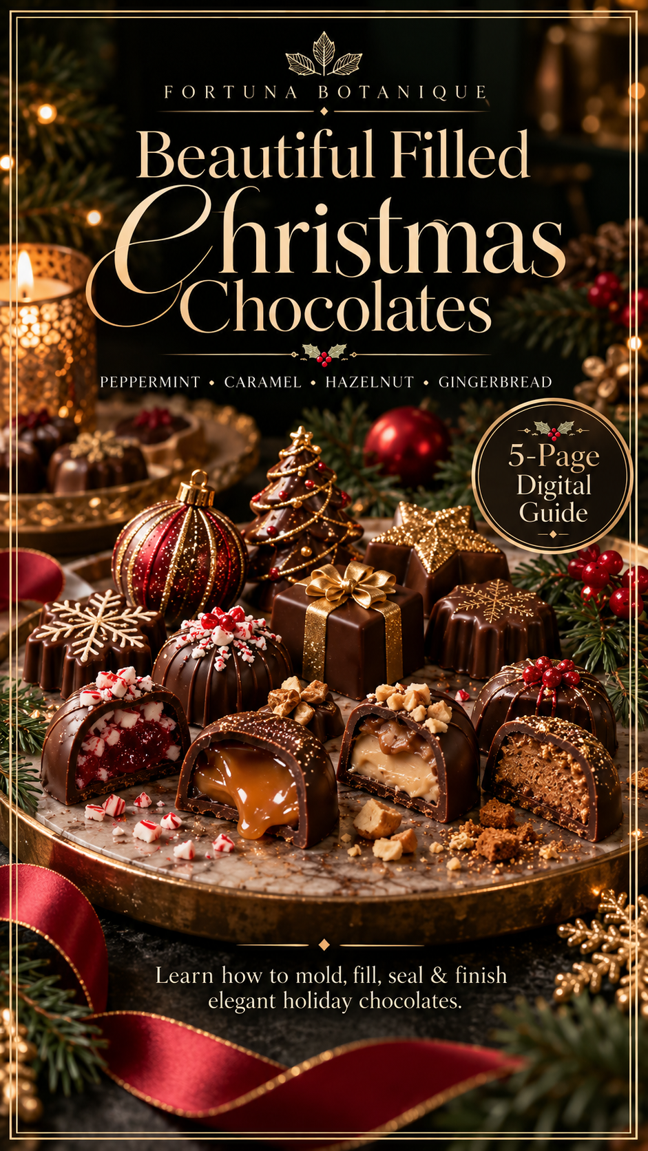 Christmas Chocolate Guide | Molds, Fillings, Decorating, Packaging, Gifting & Selling
