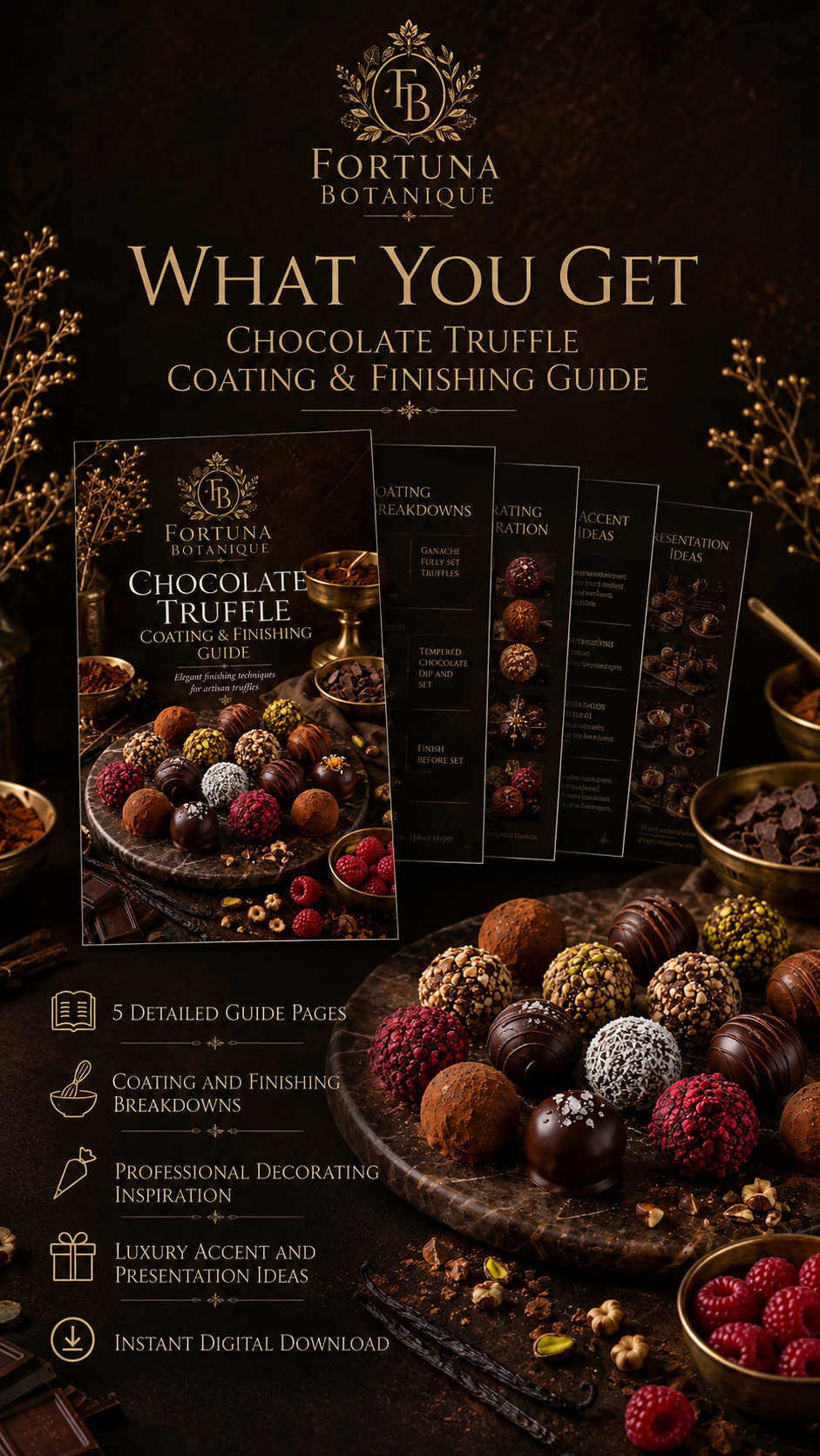 Chocolate Truffle Coating & Finishing Guide | Artisan Chocolate PDF