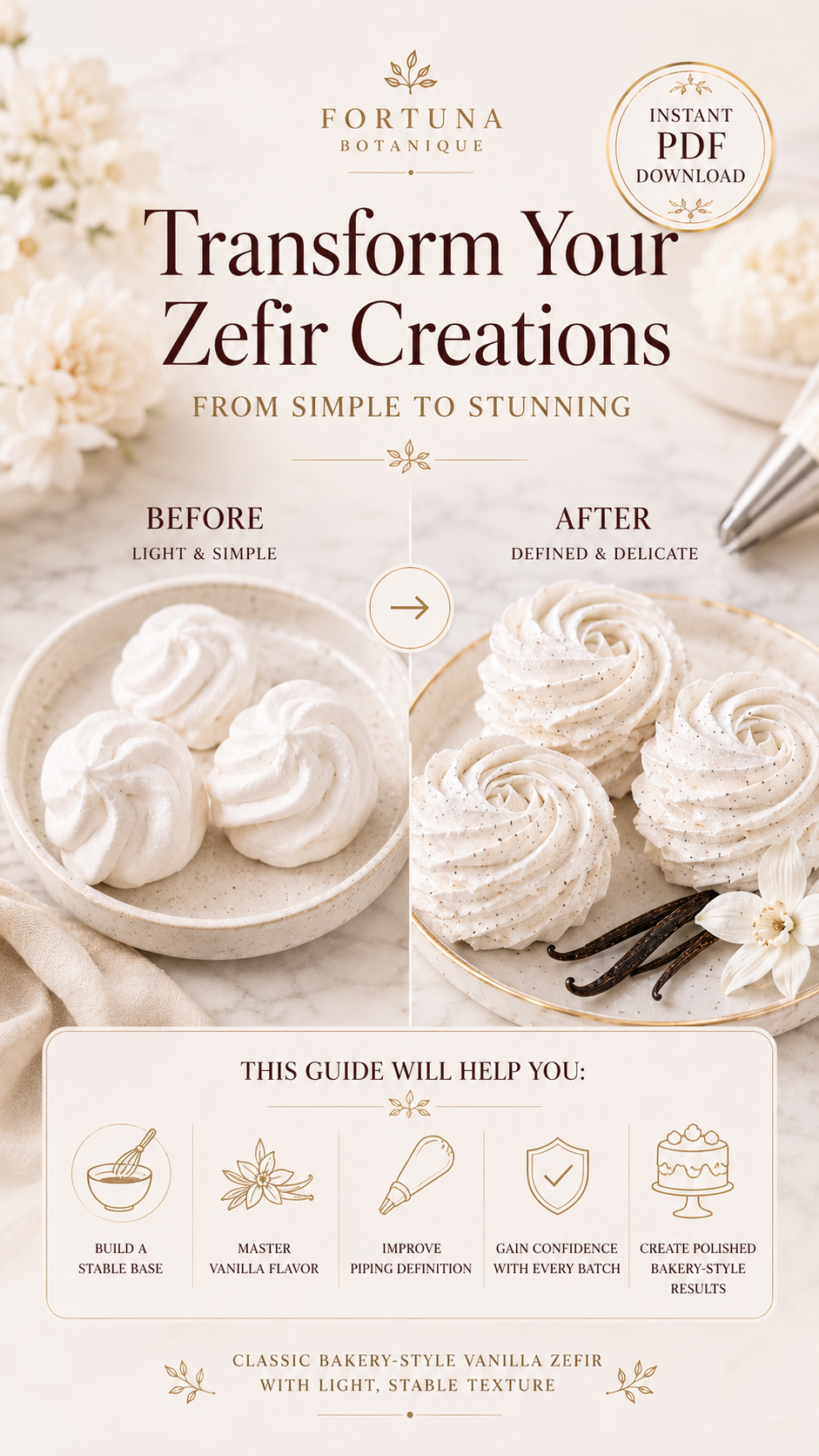 Vanilla Bean Zefir Recipe Guide | Classic Bakery-Style Zefir Recipe & Technique