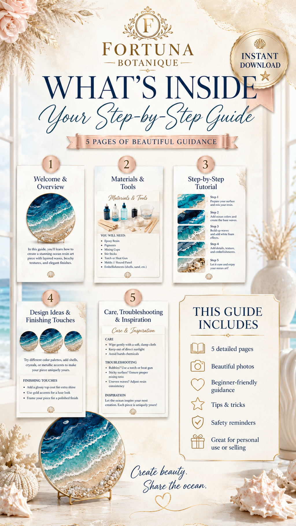 Resin Ocean Art Tutorial Guide for Beginners