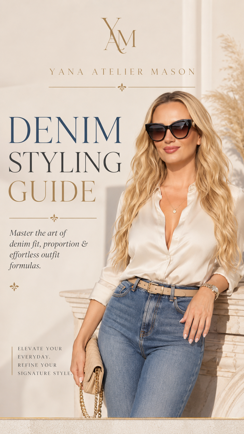 Denim Styling Guide | Women’s Jeans Outfit Ideas | Denim Fit & Proportion Guide | Digital Fashion Style Guide