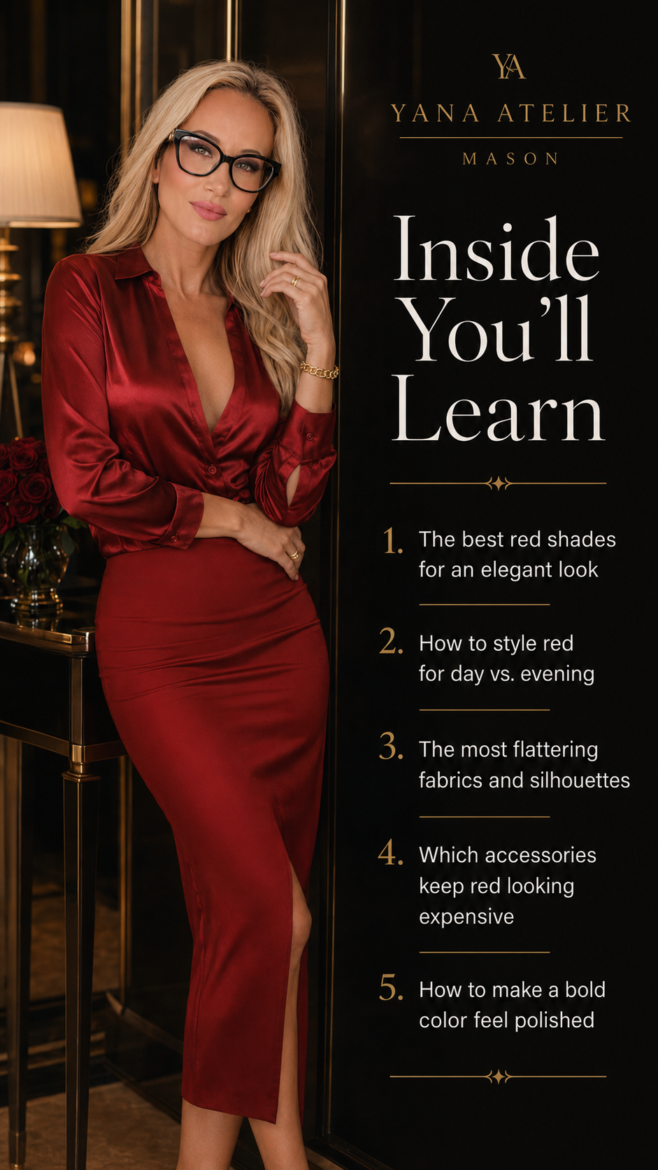 How to Wear Red Elegantly | Luxury Women’s Style Guide