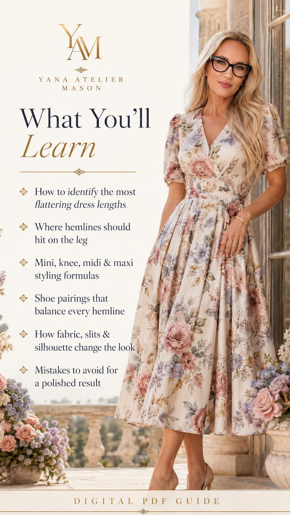 Dress Length & Hemline Styling Guide | Flattering Dress Proportions & Outfit PDF
