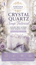 Crystal Quartz Soap Tutorial | Luxury Melt & Pour Soap Making Guide