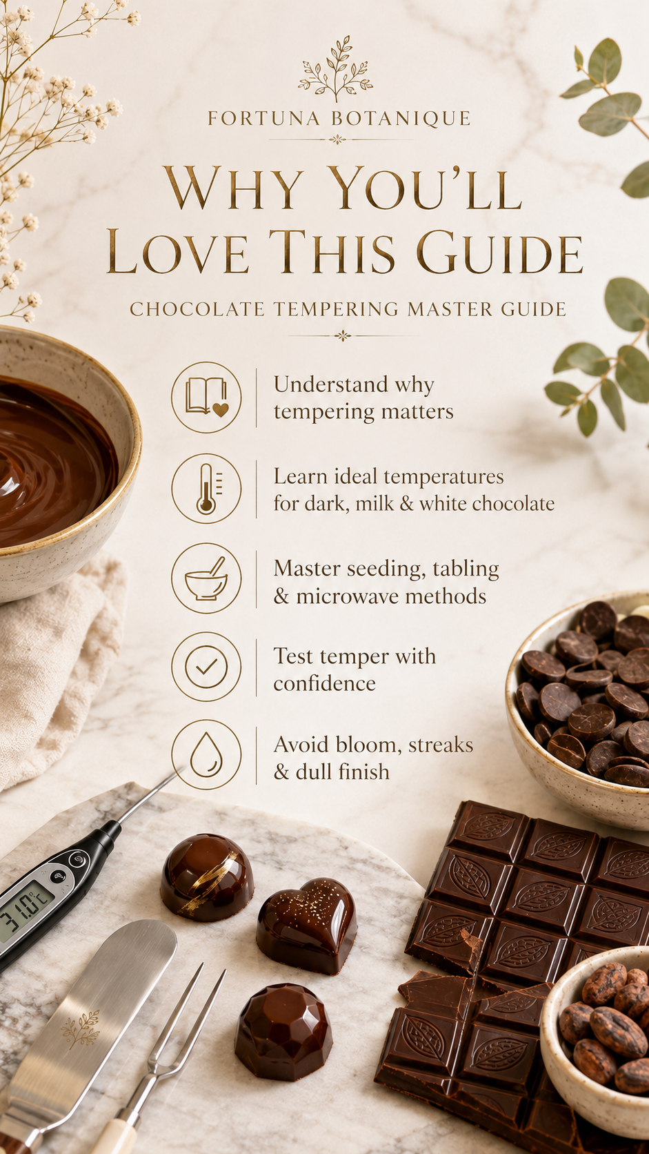 Chocolate Tempering Master Guide | Dark Milk & White Chocolate Tempering PDF