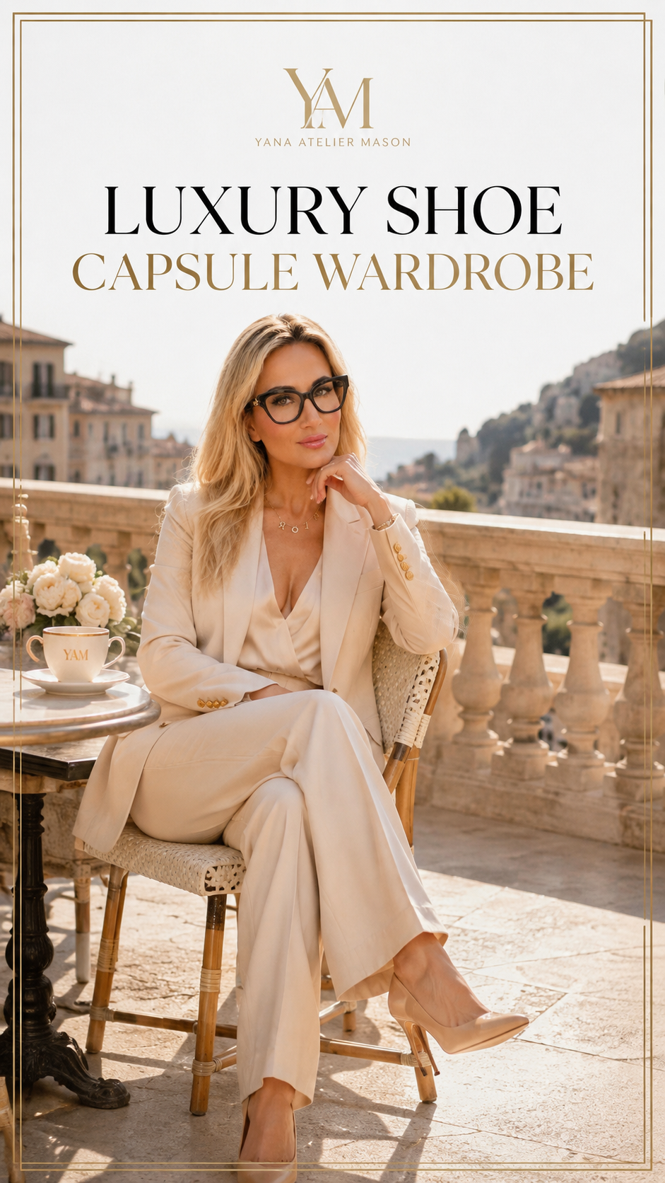 Luxury Shoe Capsule Wardrobe | Elegant Shoe Styling Guide | Women’s Digital Fashion Guide | Yana Atelier Mason