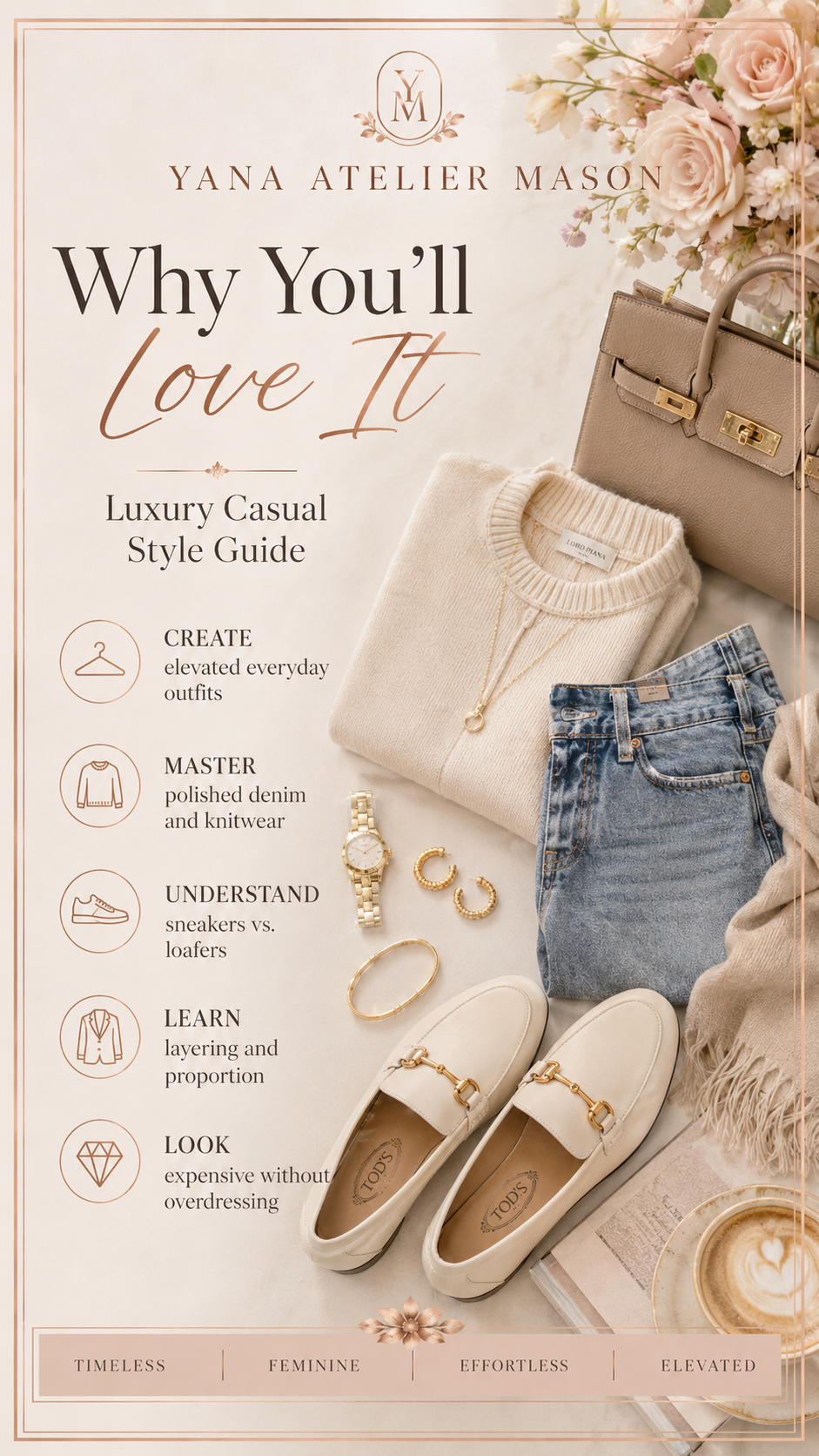 Luxury Casual Style Guide | Women’s Elevated Everyday Outfit & Wardrobe Guide