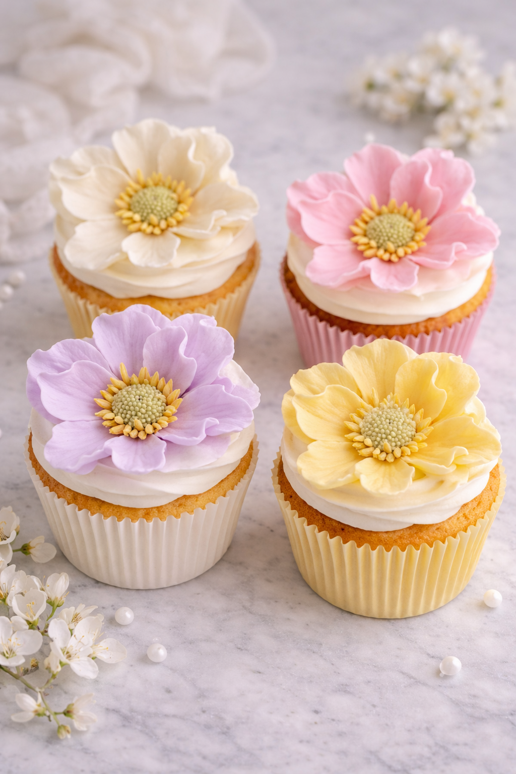 Anemone Silicone Flower Mold for Soap, Candles, Resin, Chocolate & Zefir