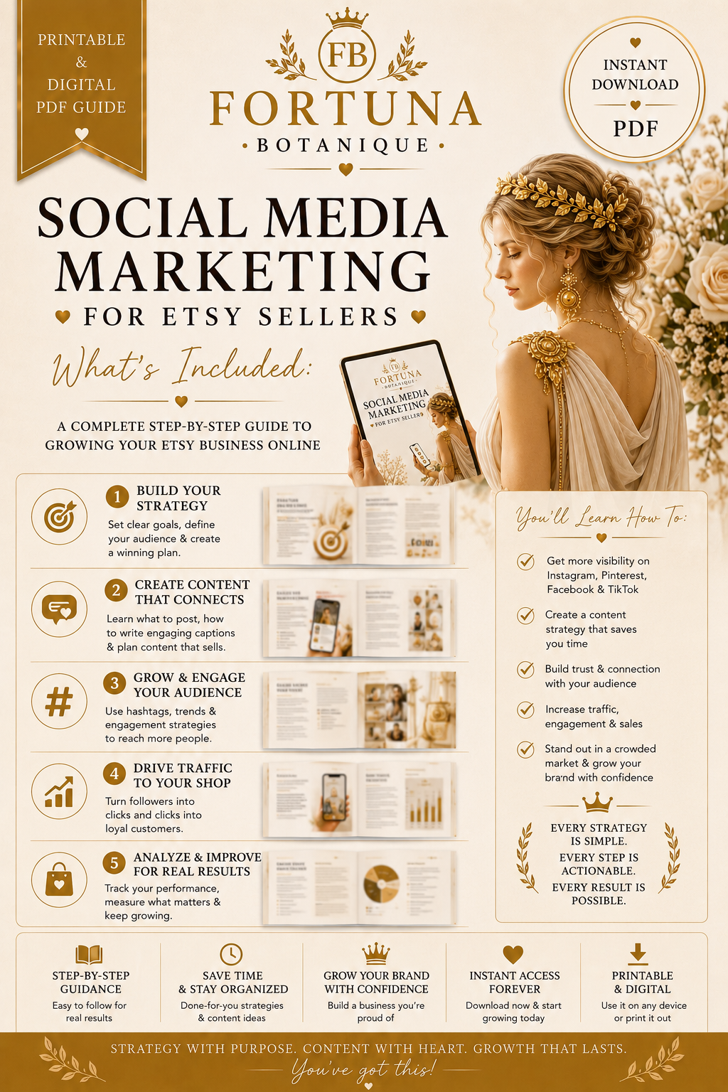 Social Media Marketing for Etsy Sellers | Instant PDF Download