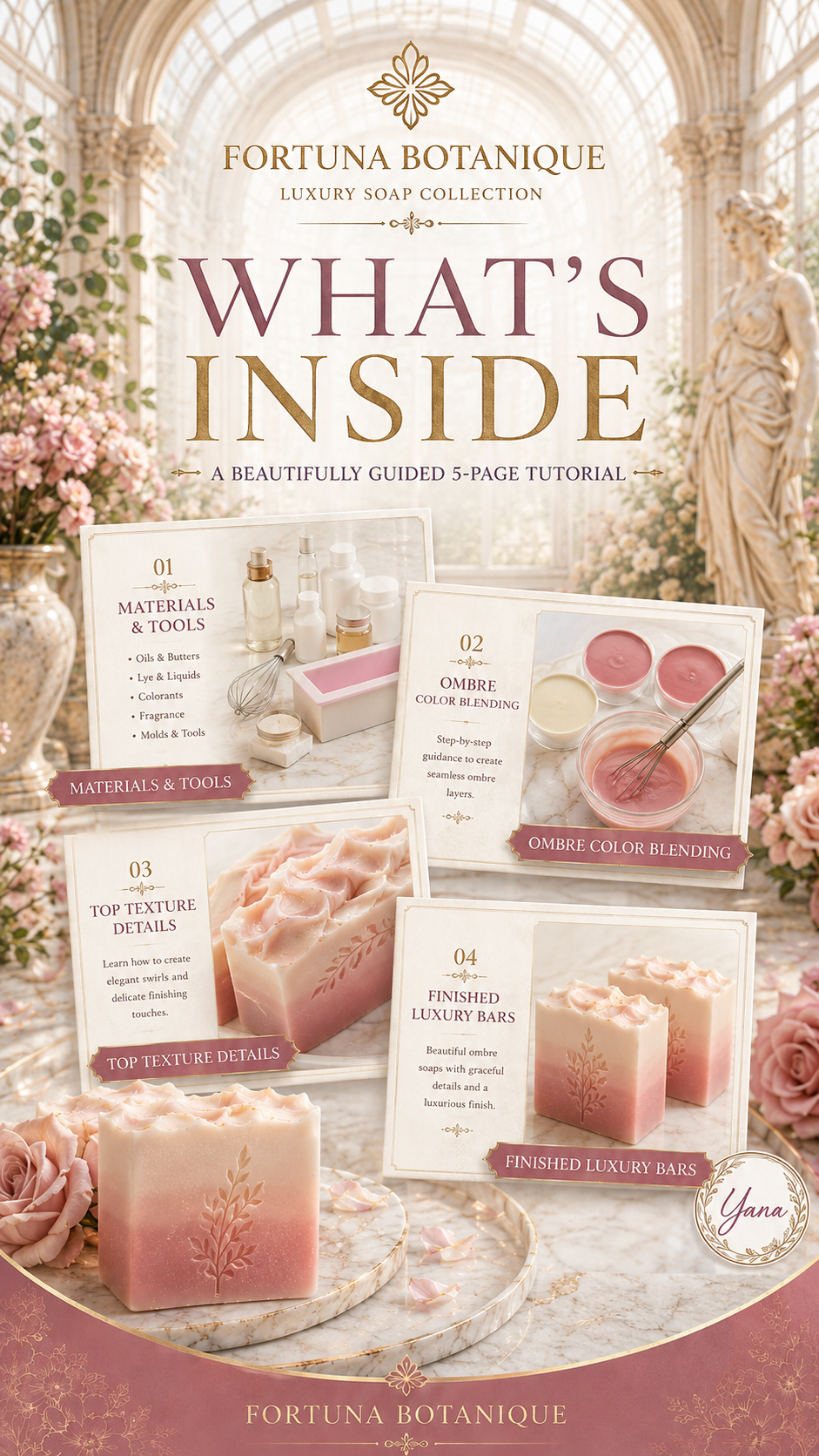 Ombre Soap Tutorial PDF Guide | Luxury Layered Soapmaking Technique | Instant Digital Download