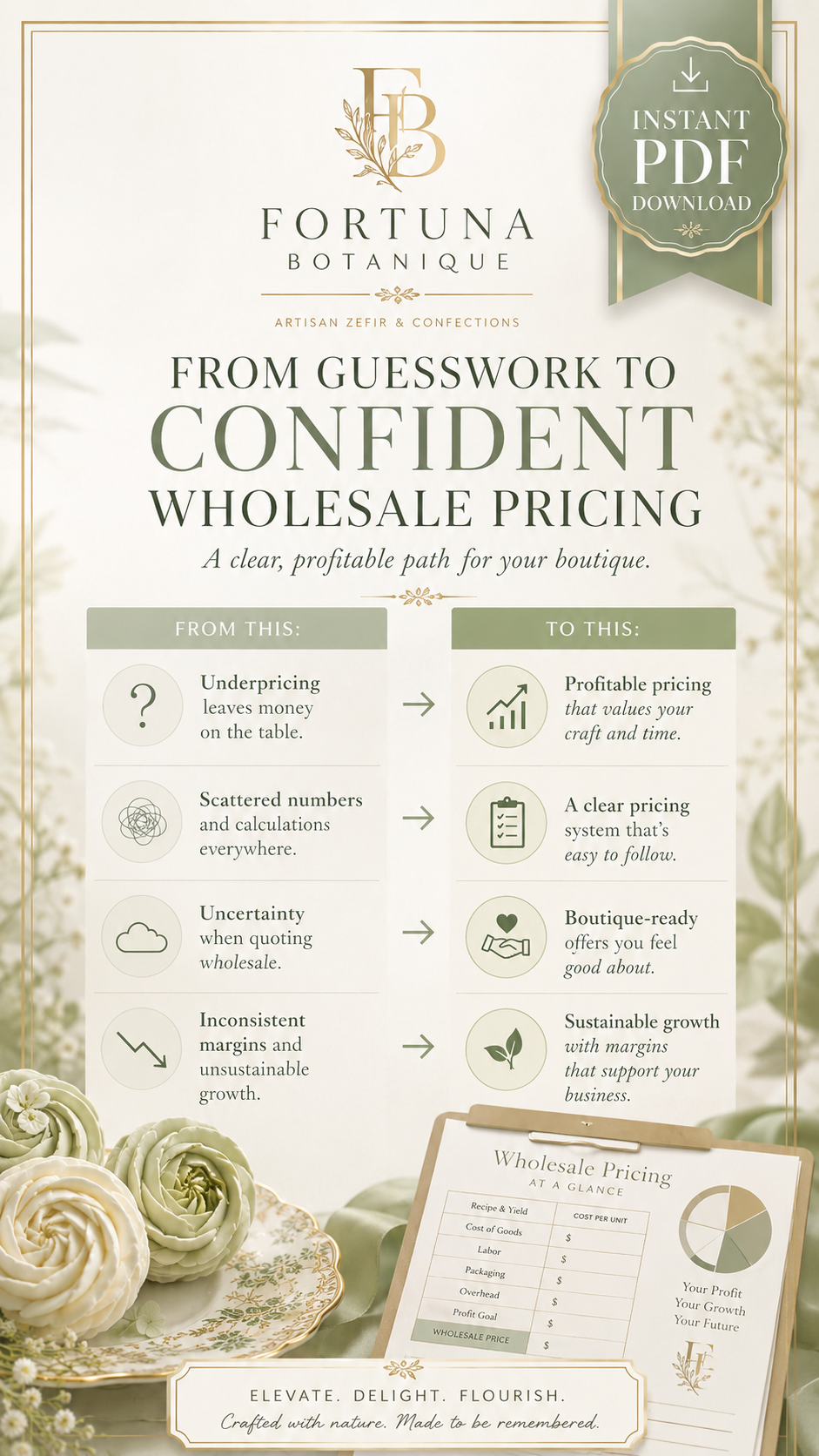 Zefir Wholesale Pricing Guide | Cost, Margin, MOQ & Boutique Pricing Guide for Zefir Makers