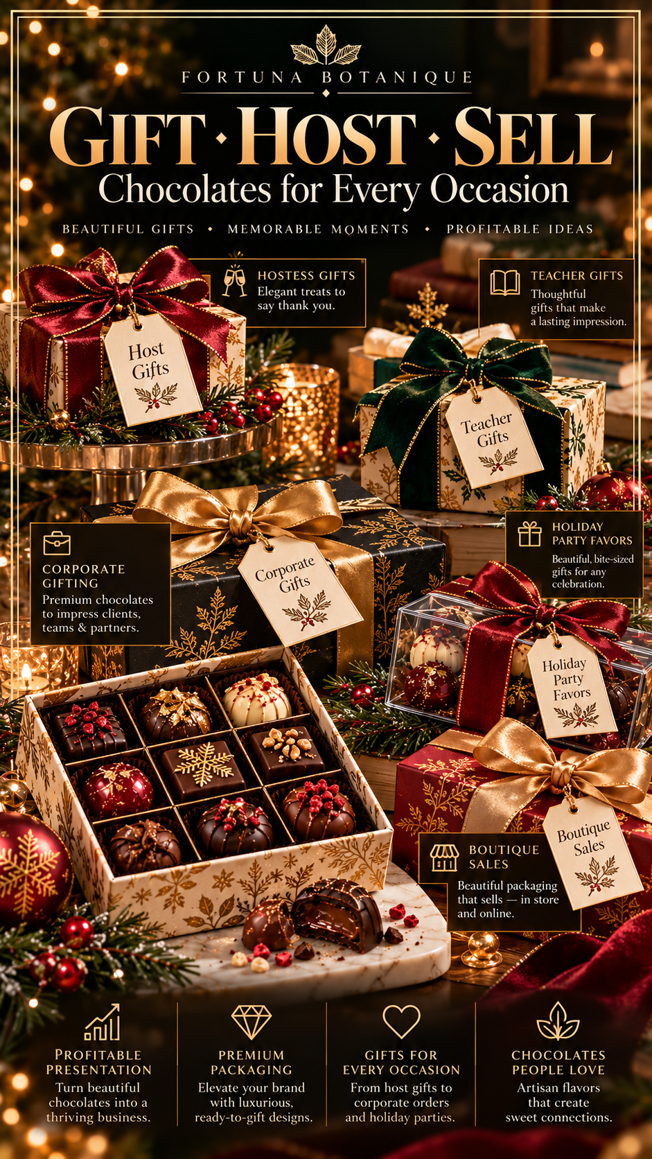 Holiday Gift Box Chocolate Guide | Luxury Chocolate Assortments, Packaging, Gifting & Selling