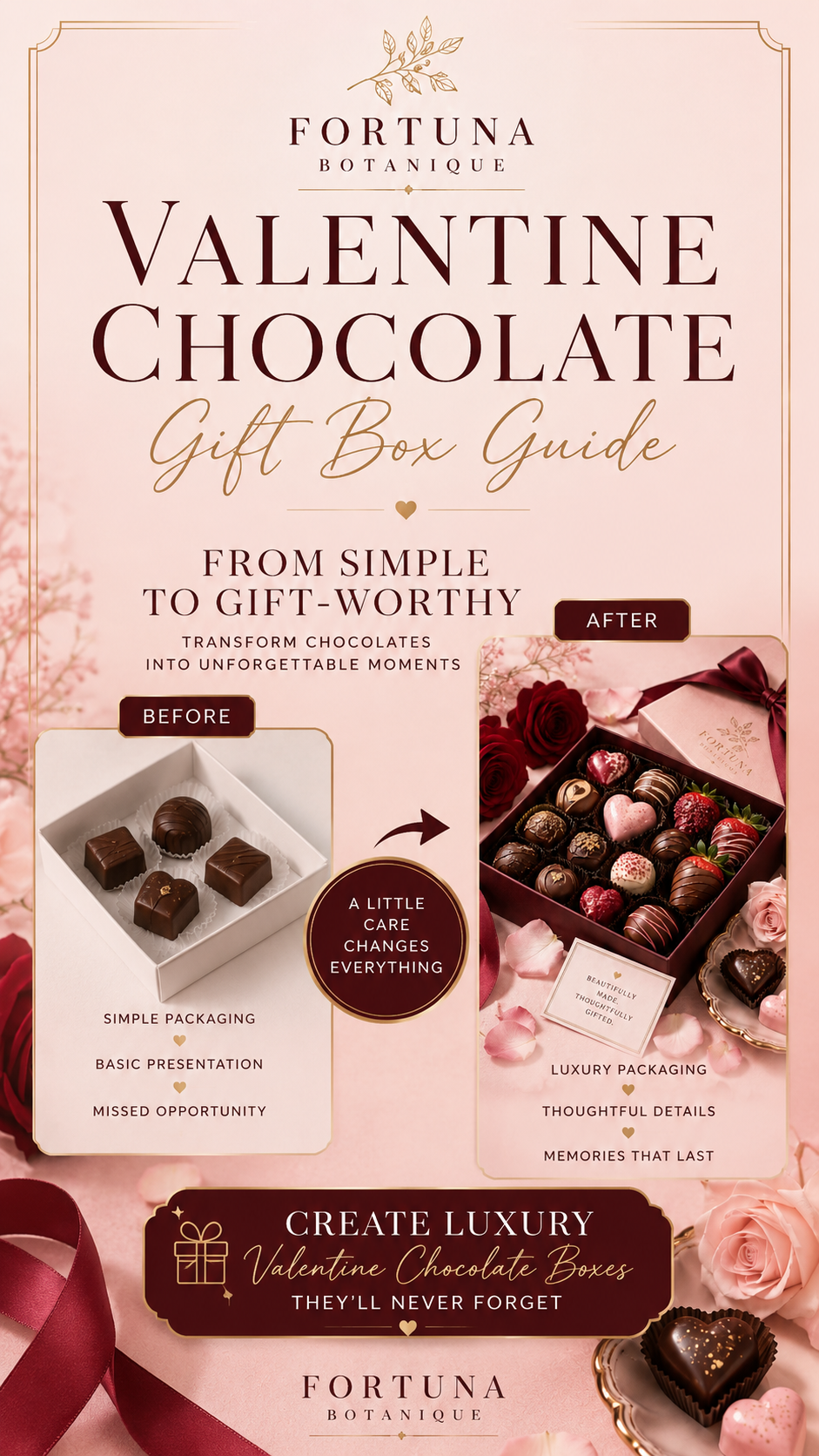Valentine Chocolate Gift Box Guide | Chocolate Assortments, Packaging, Presentation & Valentine Dessert PDF