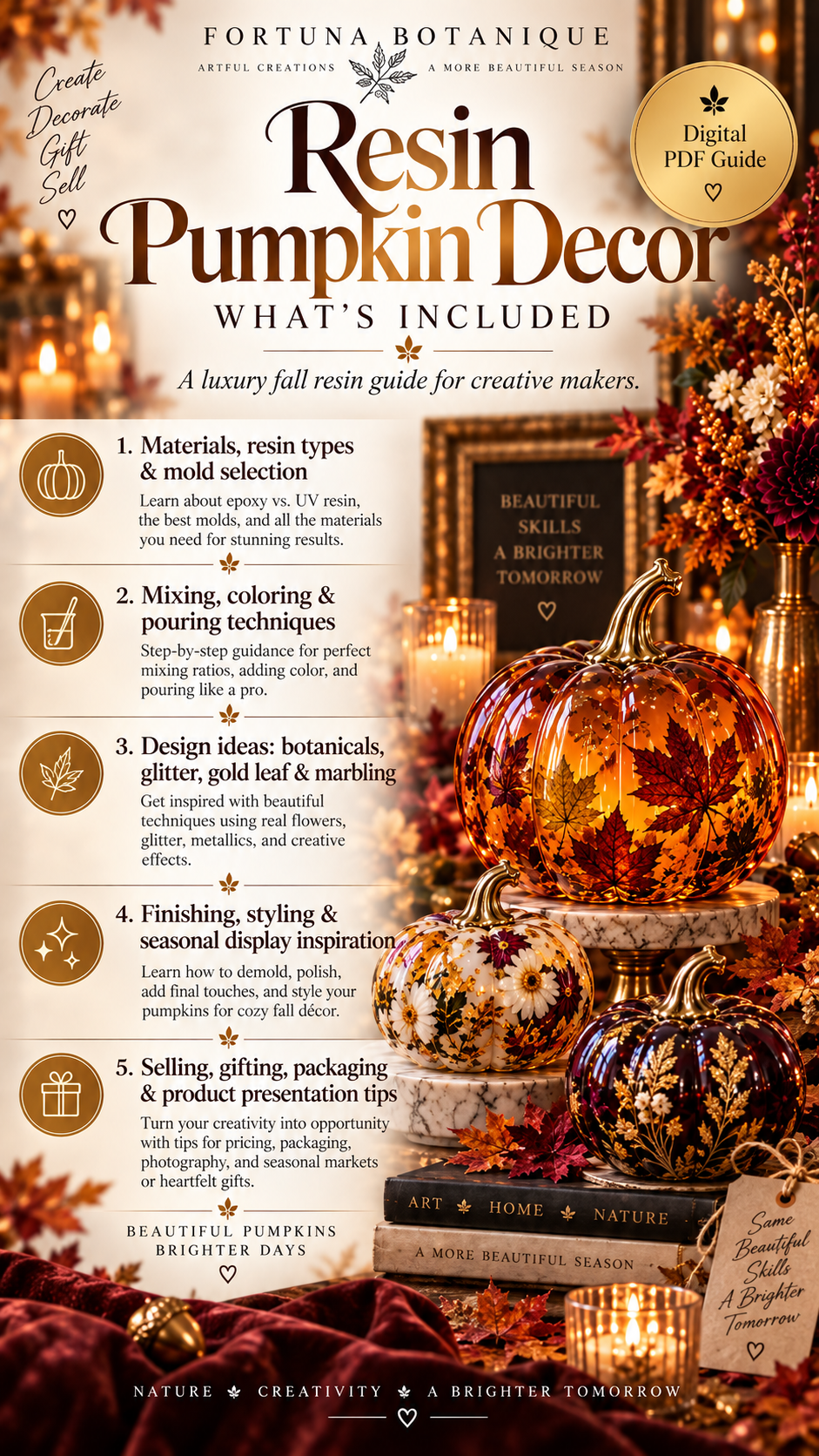 Resin Pumpkin Decor Guide | Luxury Fall Resin Tutorial