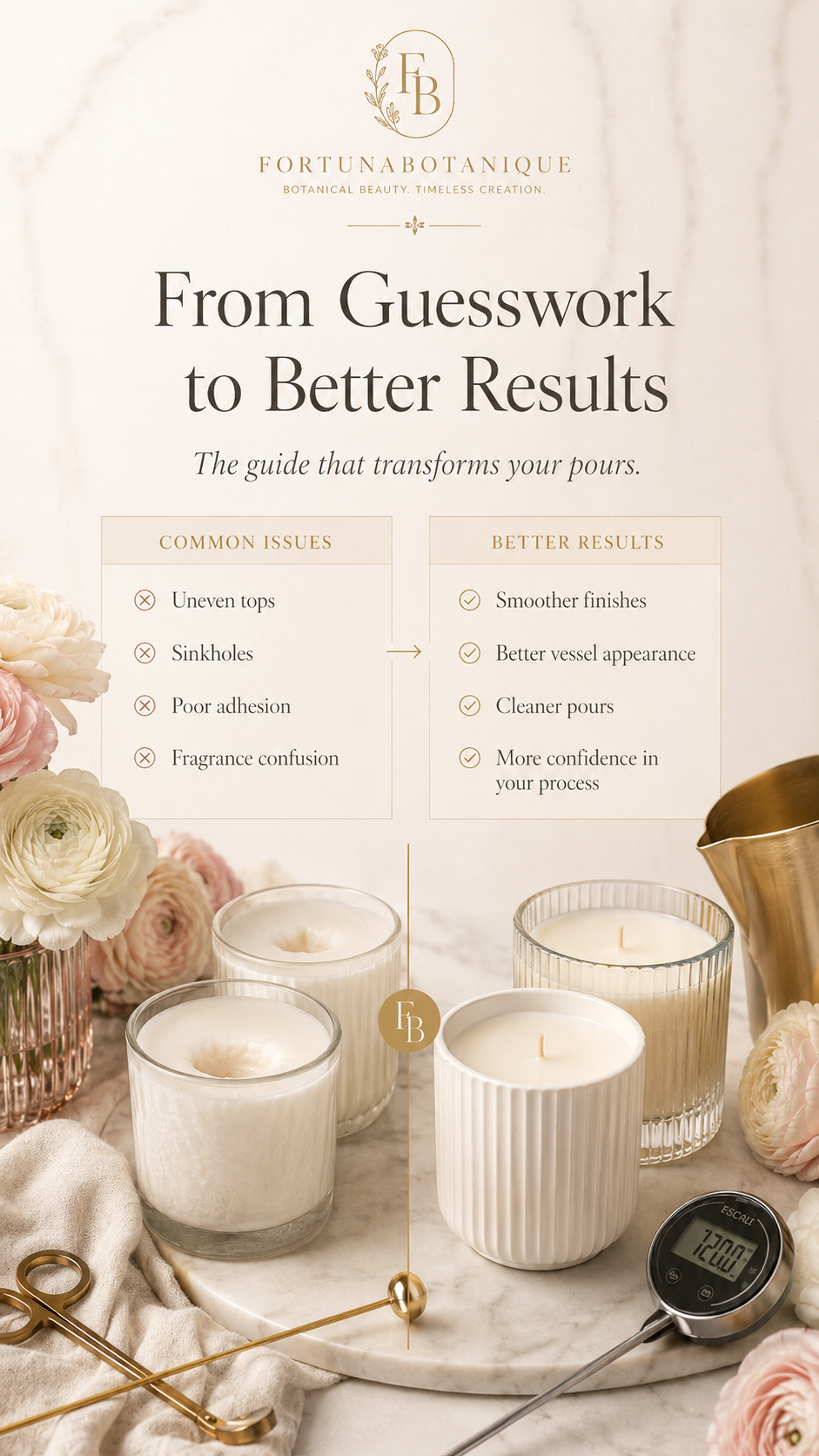 Candle Temperature & Pouring Guide | Candle Making PDF