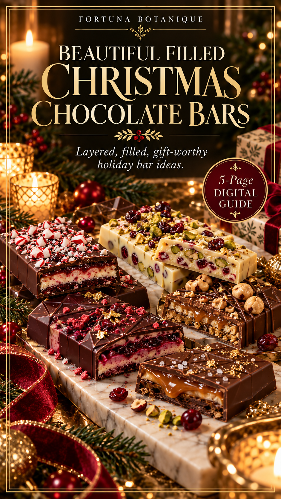 Christmas Chocolate Bar Guide | Luxury Holiday Chocolate Bars, Fillings, Decorating & Packaging