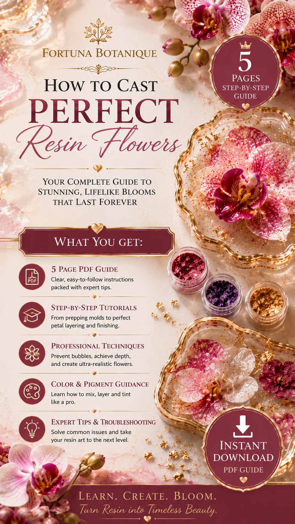 Perfect Resin Flowers Guide | Floral Resin Tutorial