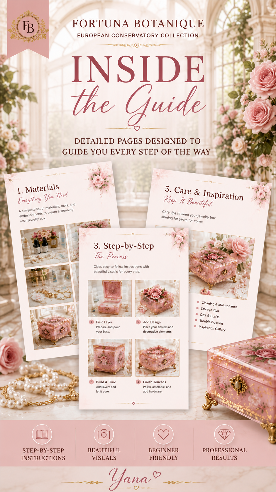 Resin Jewelry Box Step-by-Step Guide | Floral Epoxy Resin Tutorial