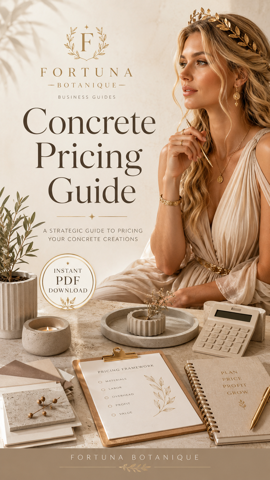 Concrete Pricing Guide for Makers | Product Cost, Profit Margin & Wholesale Pricing PDF