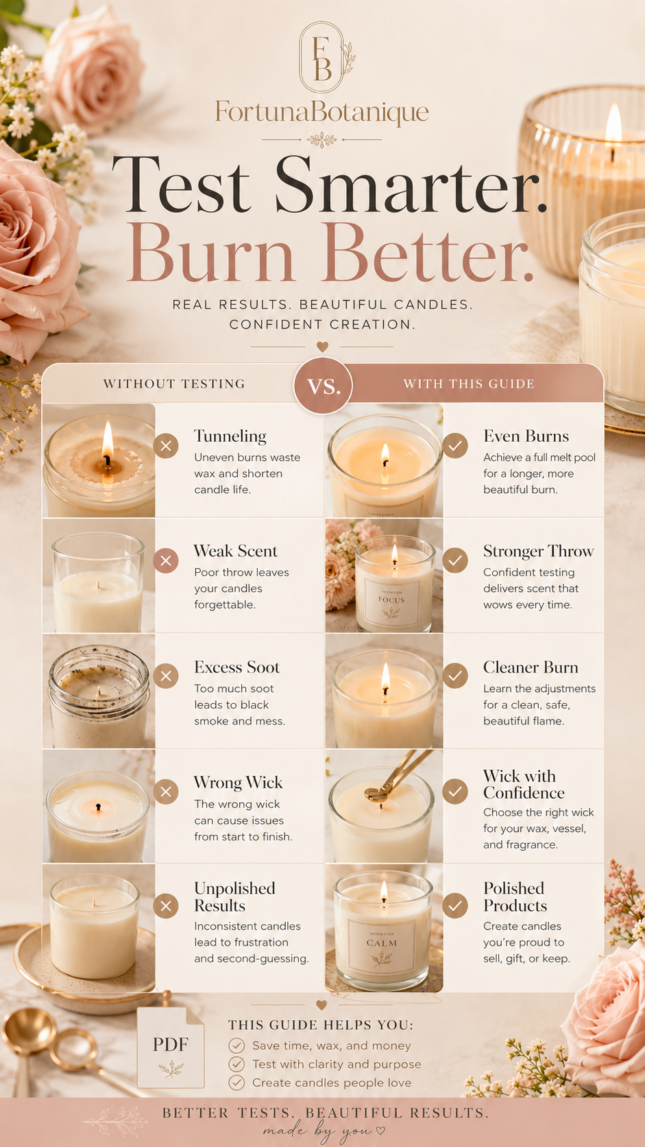 Candle Burn Test Guide | Candle Testing & Wick Performance PDF
