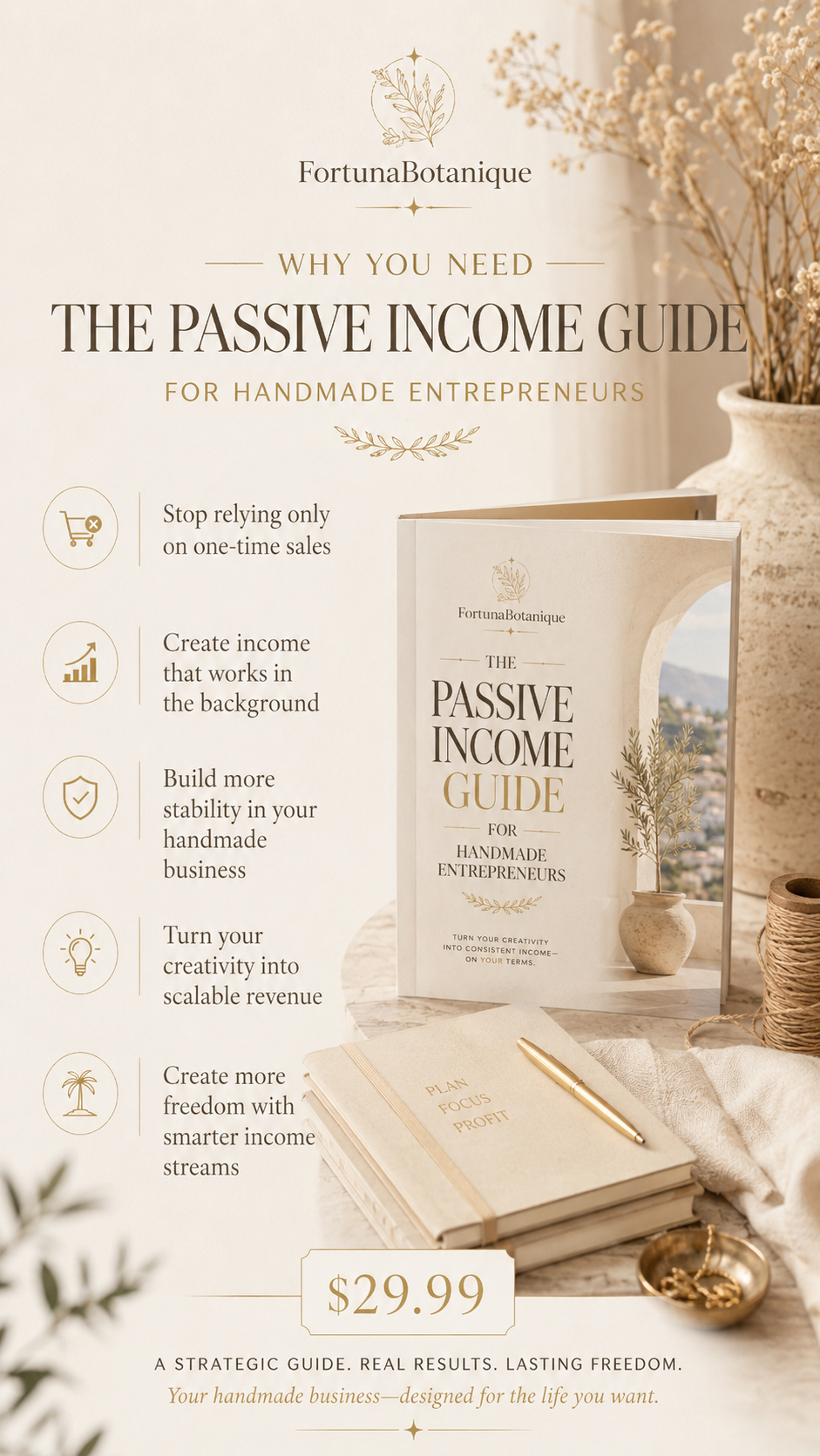 The Passive Income Guide for Handmade Entrepreneurs