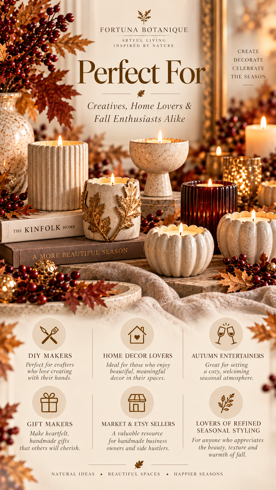 Fall Concrete Candle Holders Guide | DIY Seasonal Candle Decor