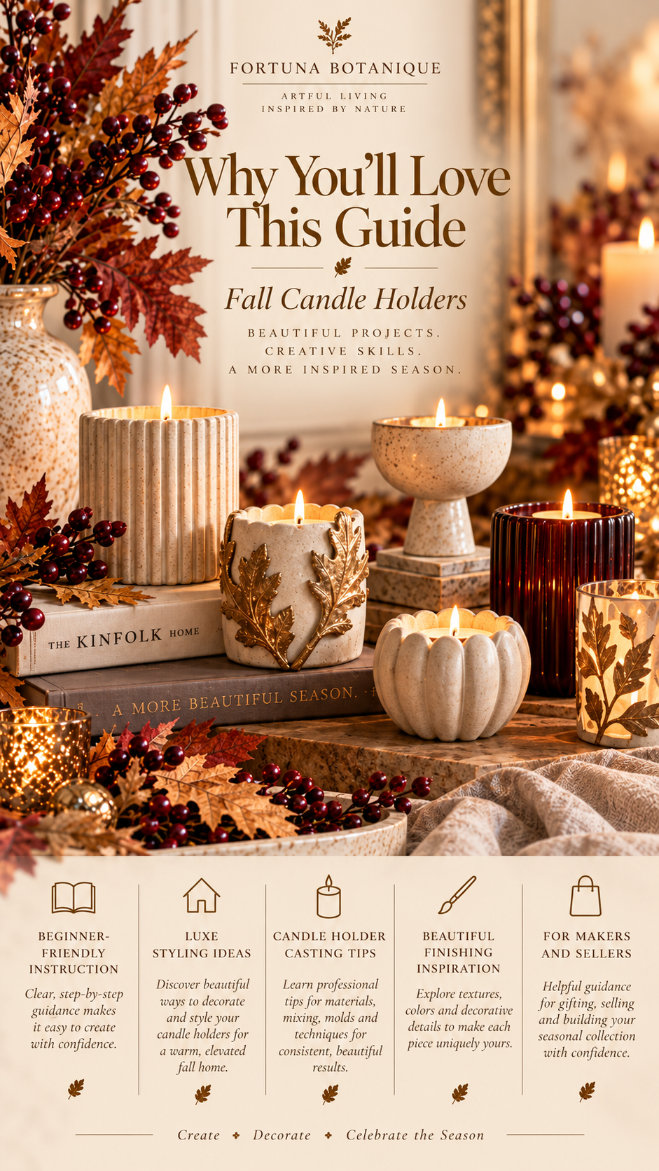 Fall Concrete Candle Holders Guide | DIY Seasonal Candle Decor